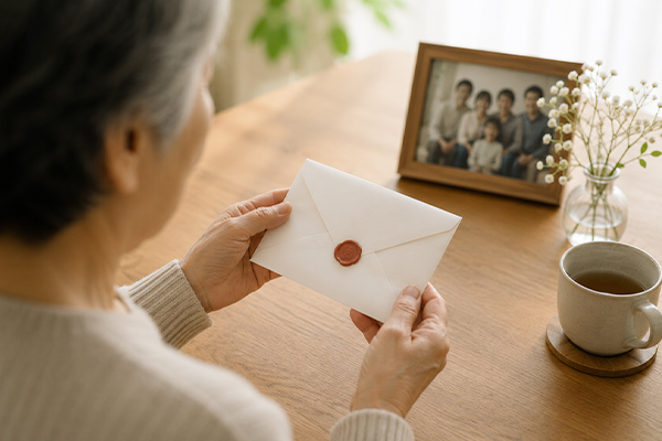 もしもの時に確実に家族へ届く仕組み